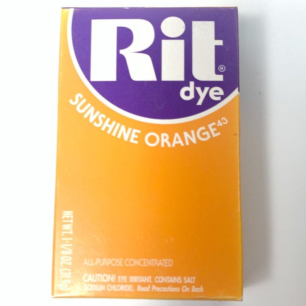 Rit Dye Powder All Purpose Sunshine Orange 31.9g